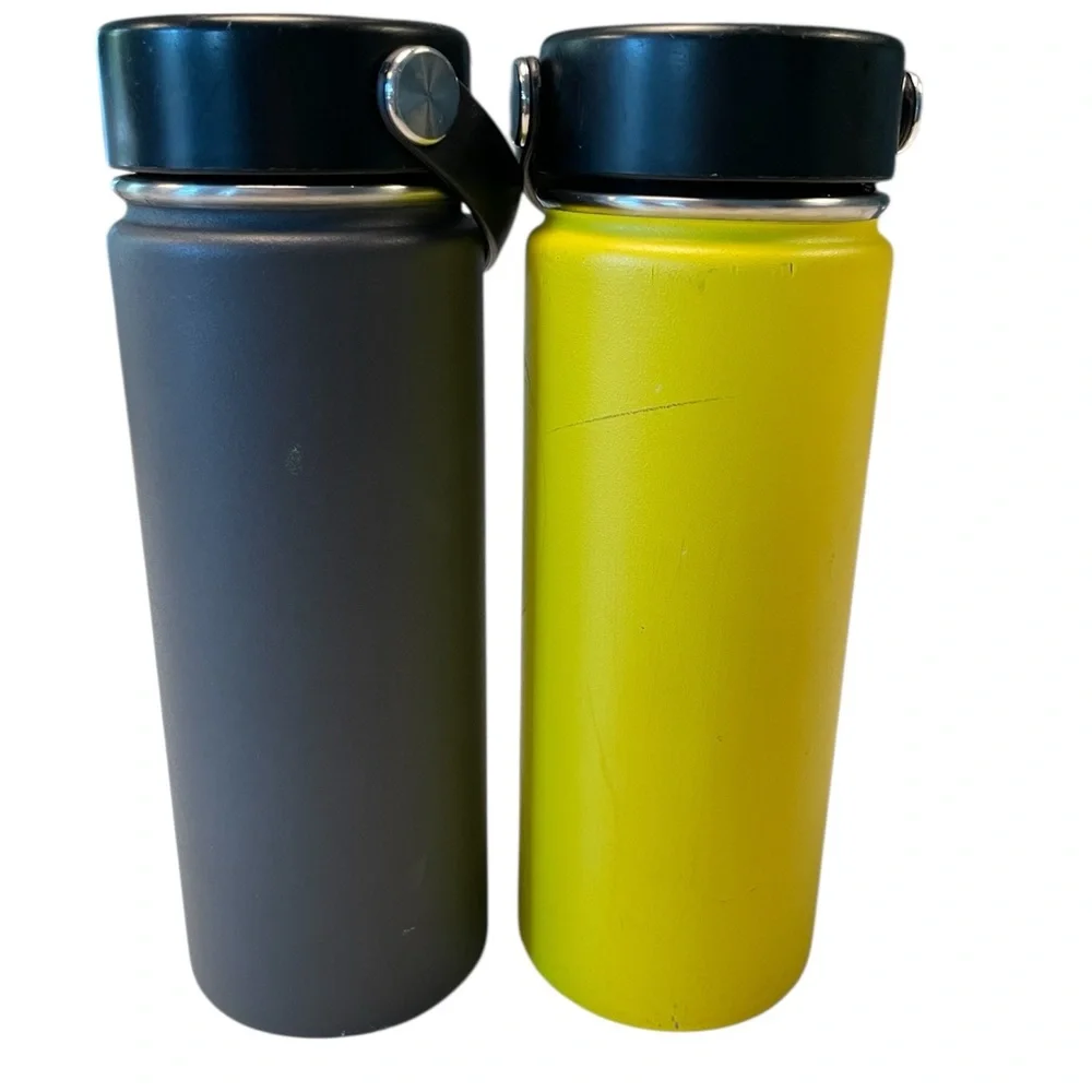 Hydro Flask Black and Yellow Bottles - Picture 2 of 2